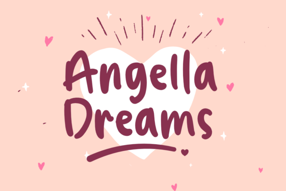 Angella Dreams: The Perfect Script Font for Whimsical Web Design