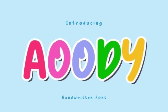 Aoody: The Handwritten Typeface That Brings Authenticity to Your Brand