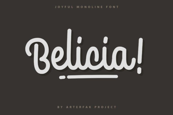 Belicia Typeface: Elevating Digital Brand Identity with Script Charm