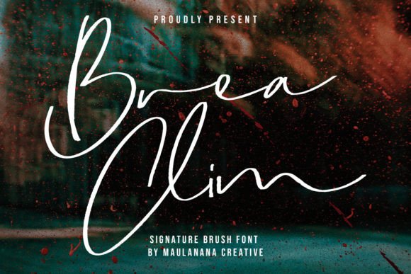 Brea Clim: A Signature Script Typeface for Modern Web Design