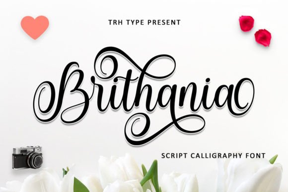 Brithania: The Perfect Script Font for Handmade Labels and Invitations