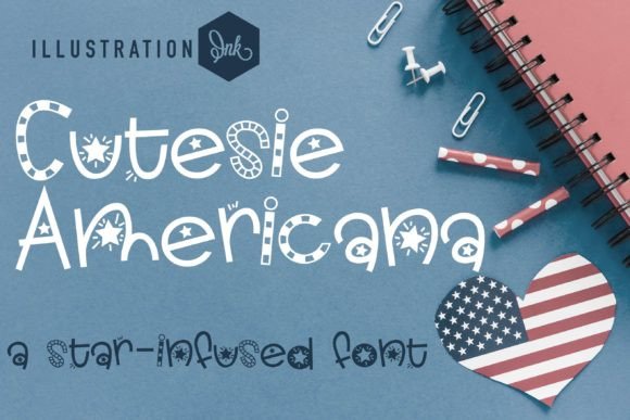 Cutesie Americana: The Patriotic Script Font for Scroll-Stopping Campaigns