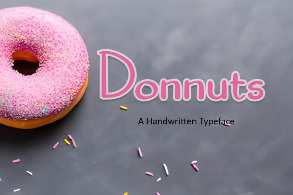 Donnuts: A Handwritten Font That Makes Your Brand Feel Human
