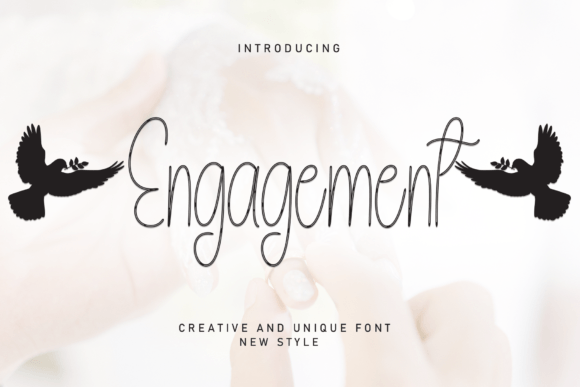 Engagement: A Handwritten Font for Modern Editorial Design