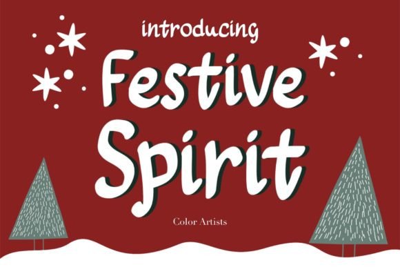 Festive Spirit Font: Whimsical Holiday Typography for Handmade Makers