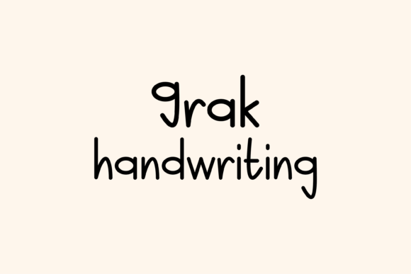 Grak Typeface: The Whimsical Script for Handmade Branding