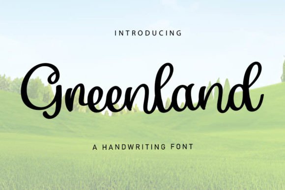 Greenland: The Handwritten Typeface That Brings Your Craft to Life