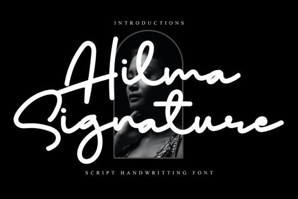 Hilma Signature: A Modern Script Font for Polished Web Design