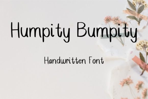 Humpity Bumpity: A Playful Script Font That Grabs Attention