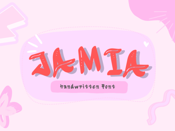 Jamia: A Playful Handwritten Font That Makes Your Brand Feel Human