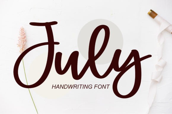 July: The Script Font That Elevates Your Brand Identity