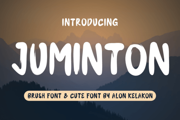Juminton: A Playful Script Font for Warm Editorial Moments