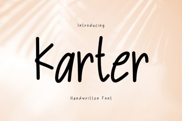 Karter: The Handwritten Typeface That Elevates Small Business Branding
