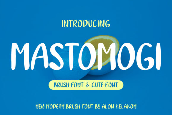 Mastomogi: A Friendly Script Font for Editorial and Creative Projects