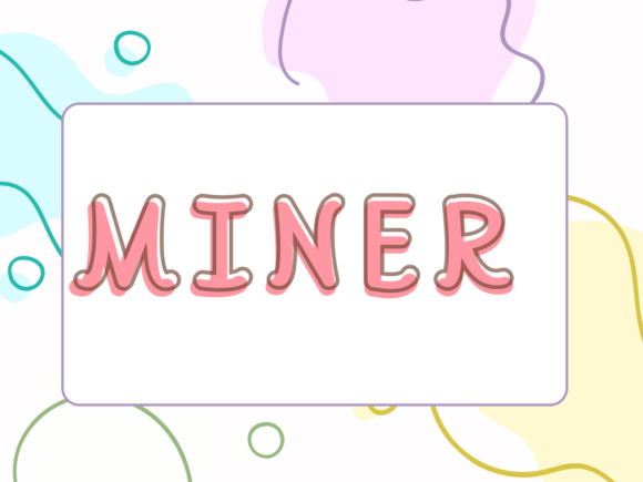 Miner: A Friendly Display Typeface for Modern Editorial Design