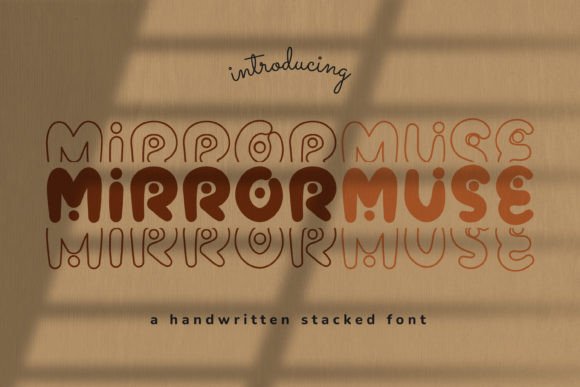 Mirrormuse: A Script Amp Typeface for Editorial Design
