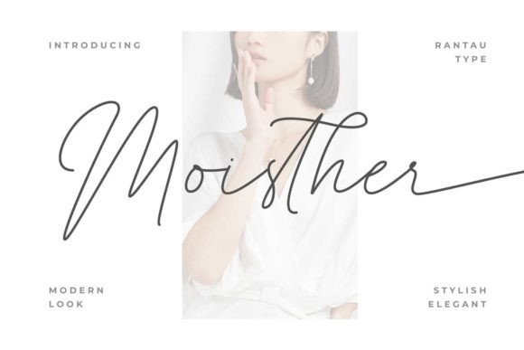 Moisther: A Premium Script Font for Luxury Brand Identity