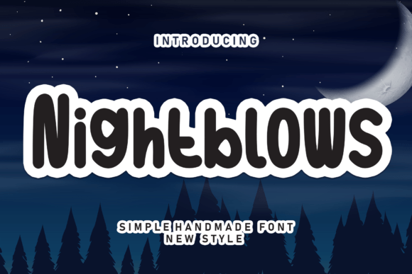 Nightblows Font: Bold, Mysterious & Scroll-Stopping