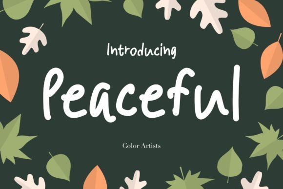 Peaceful Typeface: A Designer's Journey with a Calming Script