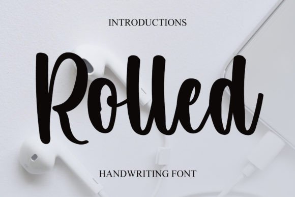 Rolled: A Dainty Script Font That Elevates Digital Branding