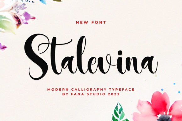 Stalevina: A Modern Script Typeface for Elegant Web Design