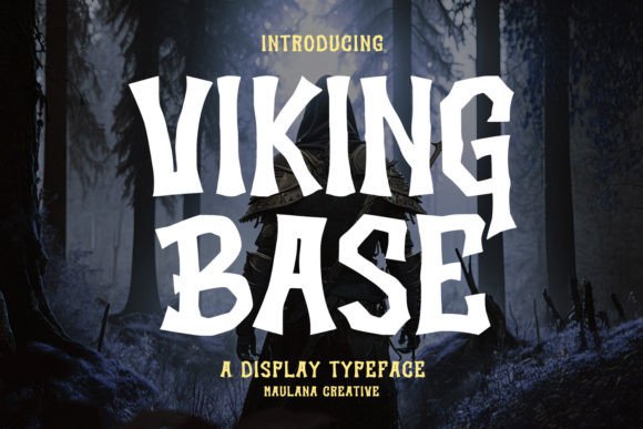 Viking Base: A Bold Sans Display Font for Modern Brand Identity