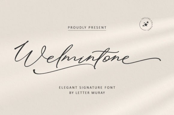 Welmintone: A Magical Script Typeface for Editorial Design