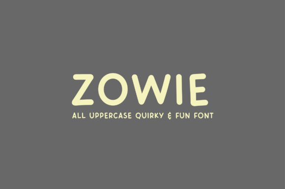 Zowie: A Script Amp Font That Earns Its Space